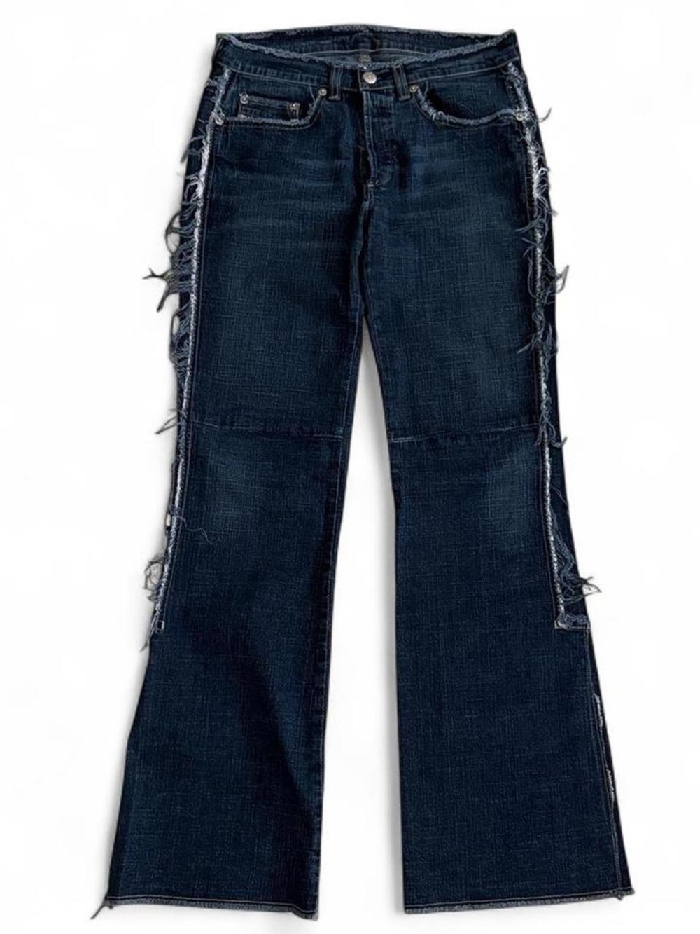 Y2K Vintage Diesel Daze Fringe Frayed Jeans